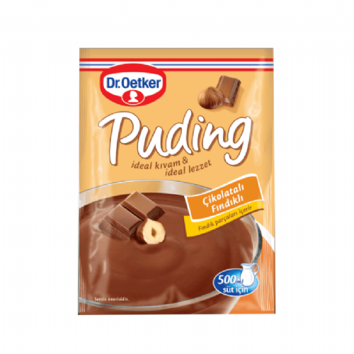 Dr.Oetker Çikolatalı Fındıklı Puding 102 g