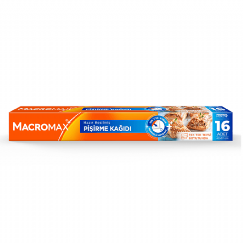 Macro Max Pişirme Kağıdı 16 Adet
