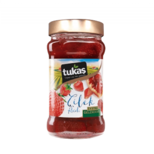 Tukaş Çilek Reçeli Cam 380 g