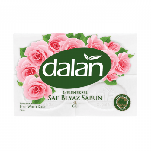 Dalan Geleneksel Saf Beyaz Sabun Gül 600 g