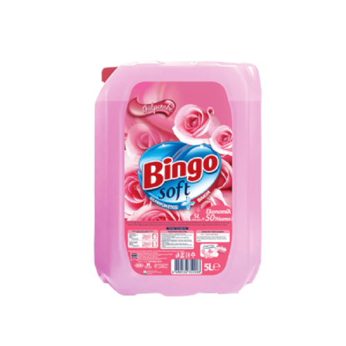 Bingo Soft Yumuşatcı Gülpembe 5 L