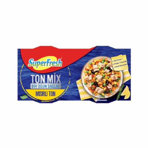 SuperFresh Ton Mix Mısırlı Ton 2x150 g