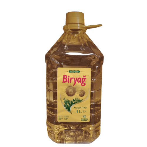 Biryağ Ayçiçek Yağı Köşeli 4 L