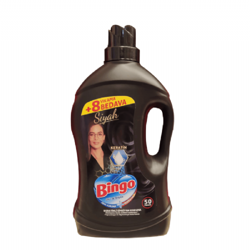 Bingo Sıvı Çamaşır Deterjanı Siyah 3 L