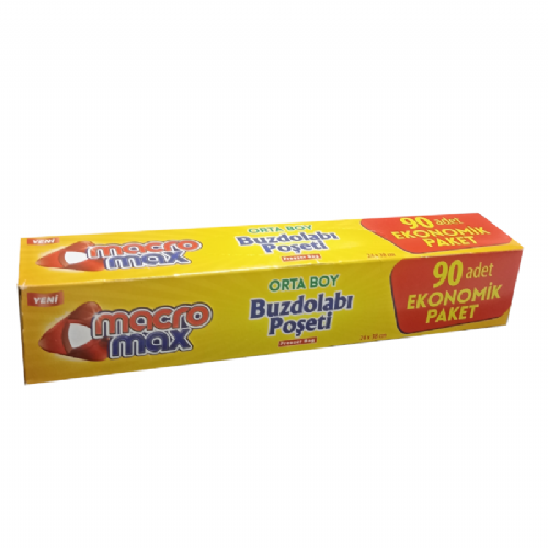Macro Max Buzdolabı Poşeti Orta Boy 90 Adet